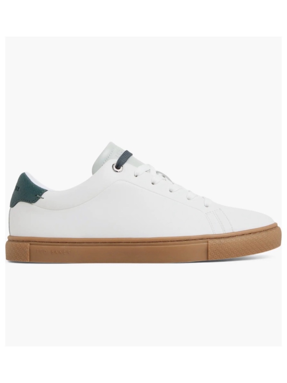 New Ted Baker Robbert Sneaker In White Gum Sz 9.5
